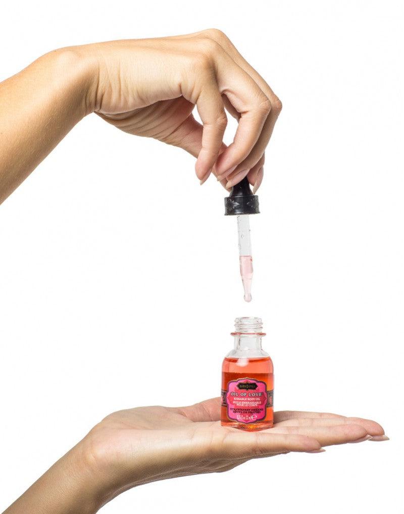 Kamasutra - Oil of Love - StrawBerry Dreams-Erotiekvoordeel.nl