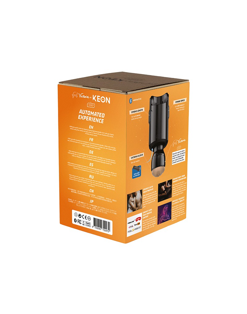 Kiiroo - Keon Combo Set - Con Feel Victoria June Stroker - WiFi e Bluetooth-Erotiekvoordeel.nl