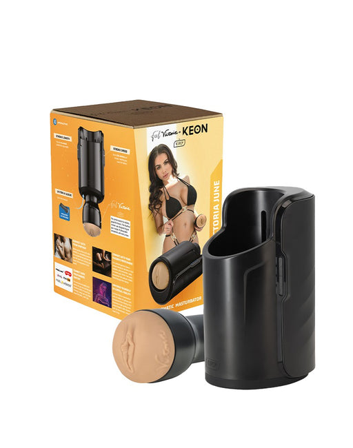 Kiiroo - Keon Combo Set - Met Feel Victoria June Stroker - WiFi en Bluetooth-Erotiekvoordeel.nl