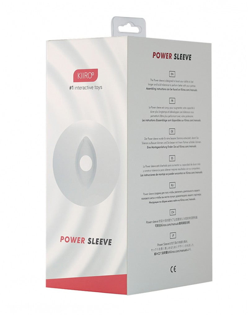 Kiiroo - Power Sleeve für den Titan Experience Masturbator - Schwarz - Erotiekvoordeel.nl