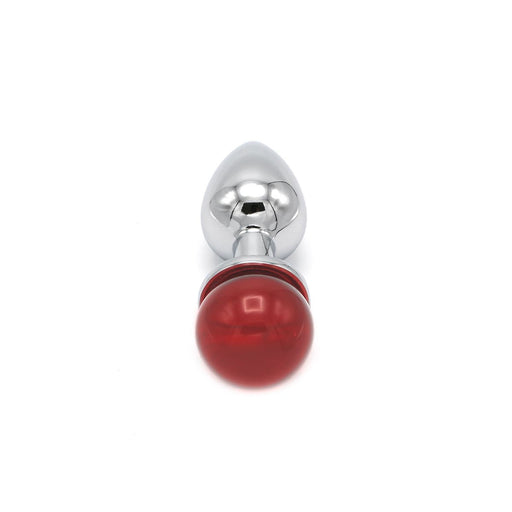 txt
Kiotos - Aluminum Butt Plug With Sparkling Round Gemstone - Red-Erotiekvoordeel.nl