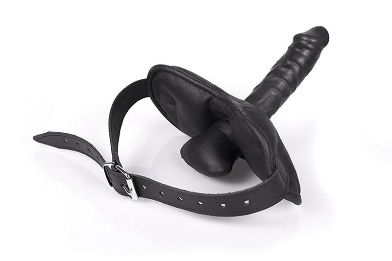 Kiotos - Ball gag mask with dildo-Erotiekvoordeel.nl