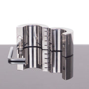 Kiotos - Ballstretcher en acier inoxydable avec rainures, articulé, 42 mm de hauteur, Ø 35 mm - Erotiekvoordeel.nl