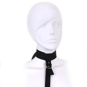 Kiotos - Set bondage economico con collare e manette - Nero-Erotiekvoordeel.nl