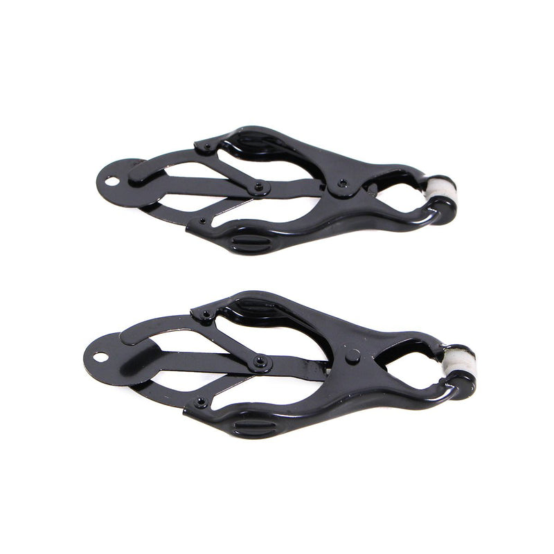 Kiotos - Budget Clover Nipple Clamps - Black-Erotiekvoordeel.nl