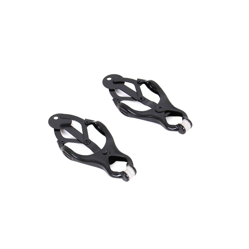 Kiotos - Budget Clover Nipple Clamps - Black-Erotiekvoordeel.nl