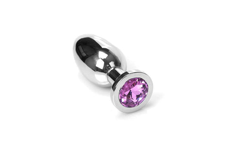 alt
Kiotos - Stainless Steel Butt Plug with Pink Crystal - Small-Erotiekvoordeel.nl
