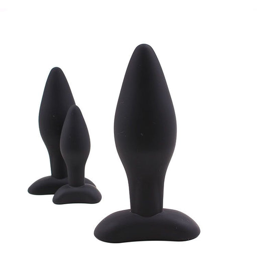 Buttplug Set with 3 buttplugs - ideal for beginners - Erotiekvoordeel.nl