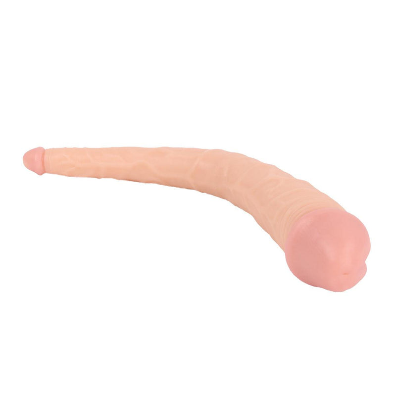 Kiotos Cox - Dubbele Dildo - 35 x 2.2/5 cm - Lichte Huidskleur-Erotiekvoordeel.nl