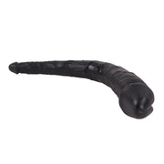 Kiotos Cox - Dubbele Dildo - 35 x 2.2/5 cm - Zwart-Erotiekvoordeel.nl