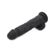 Kiotos Cox - Siliconen Dildo 21.5 x 3.7 cm - Zwart-Erotiekvoordeel.nl