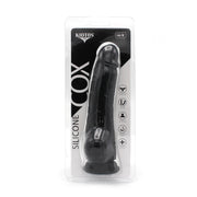Kiotos Cox - Siliconen Dildo 23 x 4 cm - Zwart-Erotiekvoordeel.nl