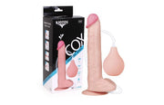 Kiotos Cox - Squirting Dildo 28 x 4.8 cm - Lichte Huidskleur-Erotiekvoordeel.nl