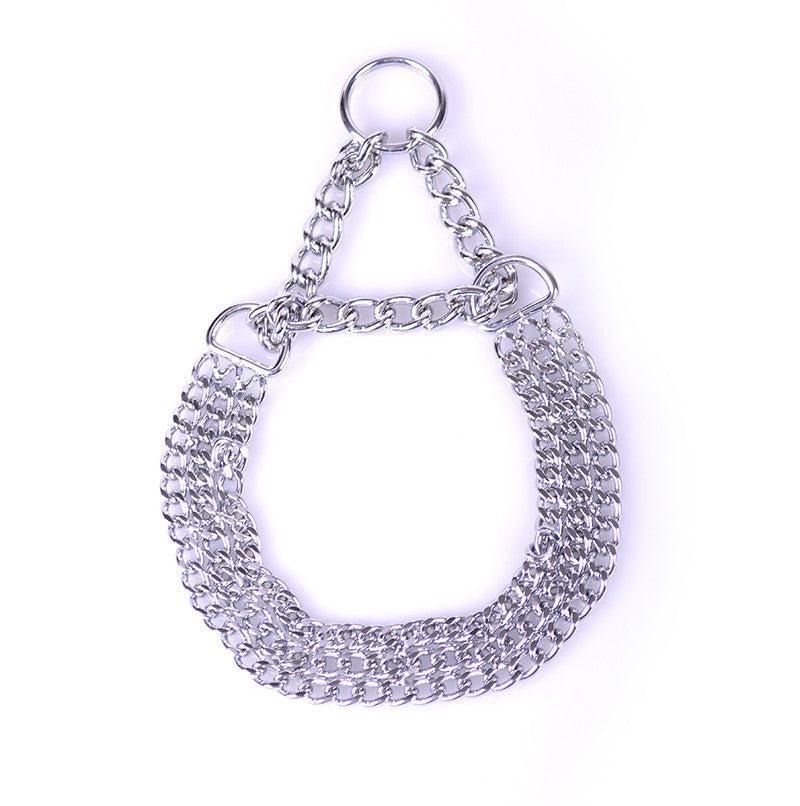 Kiotos - Collar con tres filas de cadena - Plata-Erotiekvoordeel.nl