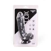 Kiotos Cox - Dildo Met Zuignap die echt aanvoelt 22 x 5 cm - Zwart-Erotiekvoordeel.nl