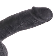 Kiotos Cox - Dildo 18,5 x 3,5 cm - Zwart-Erotiekvoordeel.nl