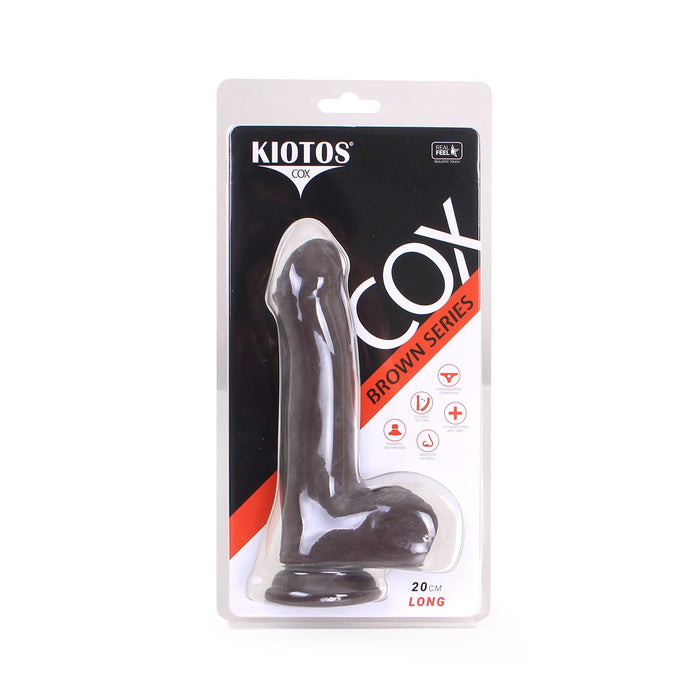 Kiotos Cox - Dildo 20 x 4.2 cm - Bruin-Erotiekvoordeel.nl