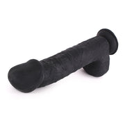 Kiotos Cox - Dildo 30 x 5,5 cm - Zwart-Erotiekvoordeel.nl