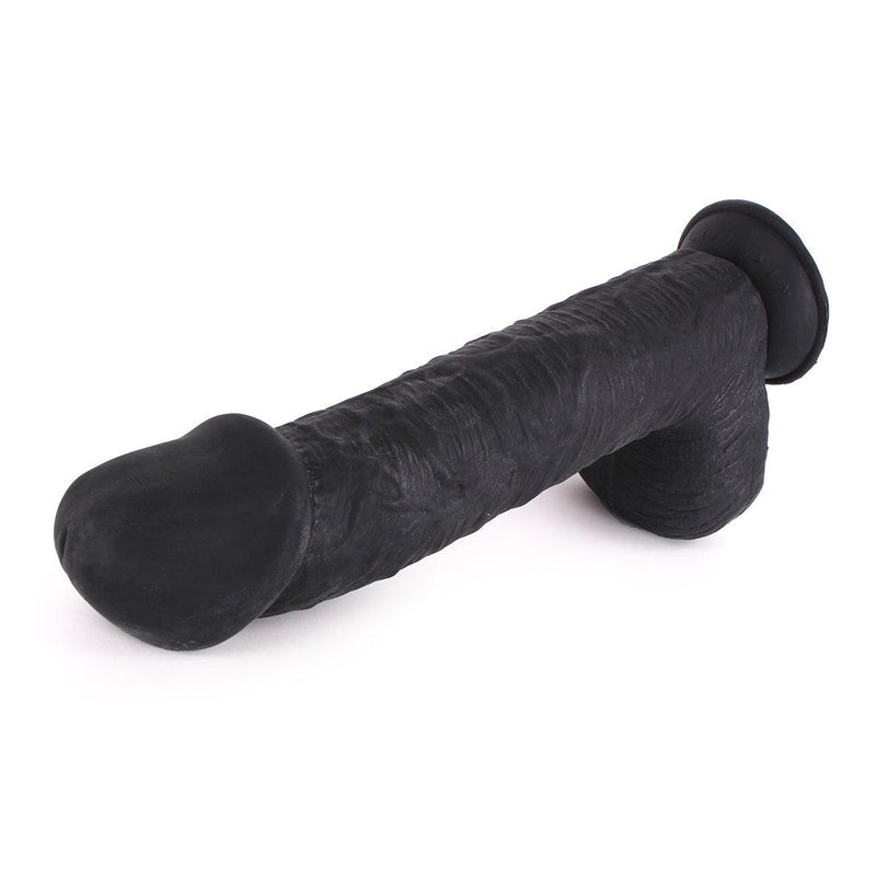 Kiotos Cox - Dildo 30 x 5,5 cm - Zwart-Erotiekvoordeel.nl