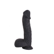 Kiotos Cox - Dildo 30 x 5,5 cm - Zwart-Erotiekvoordeel.nl
