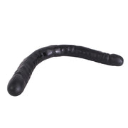 Kiotos Cox - Dubbele Dildo - 45 x 4,5/4,8 cm - Zwart-Erotiekvoordeel.nl