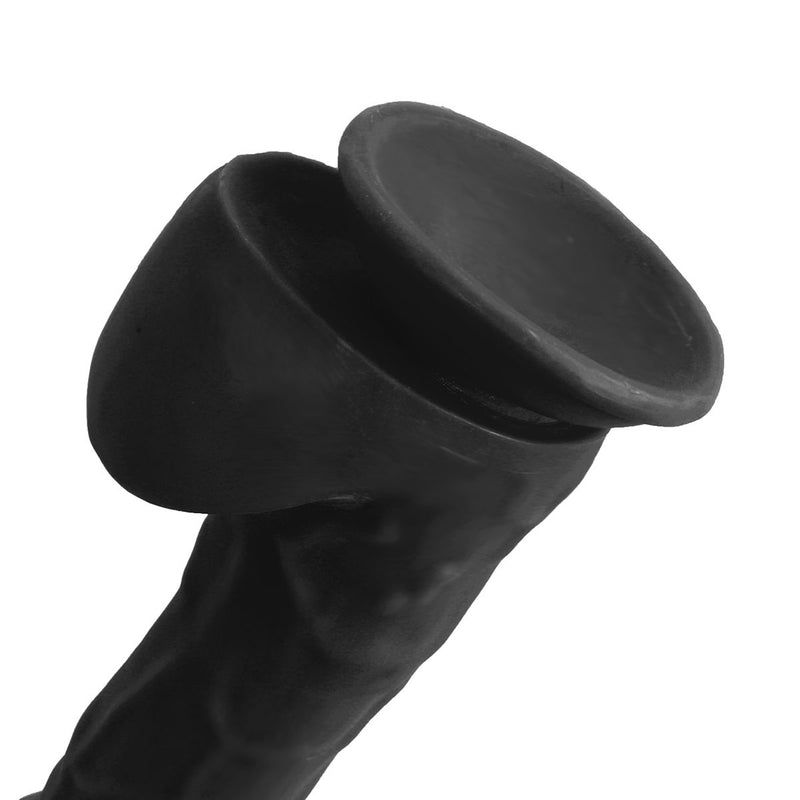 Kiotos Cox - Mega Dildo XXL 37 x 4.4 cm - Zwart-Erotiekvoordeel.nl