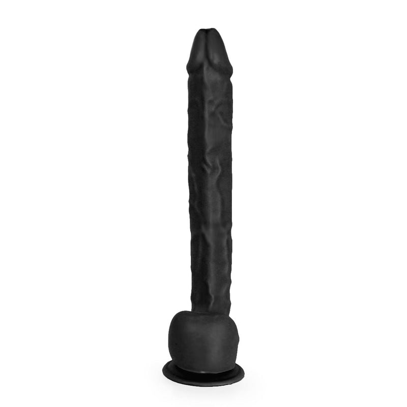 Kiotos Cox - Mega Dildo XXL 37 x 4.4 cm - Zwart-Erotiekvoordeel.nl