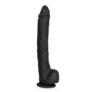Kiotos Cox - Mega Dildo XXL 37 x 4.4 cm - Zwart-Erotiekvoordeel.nl