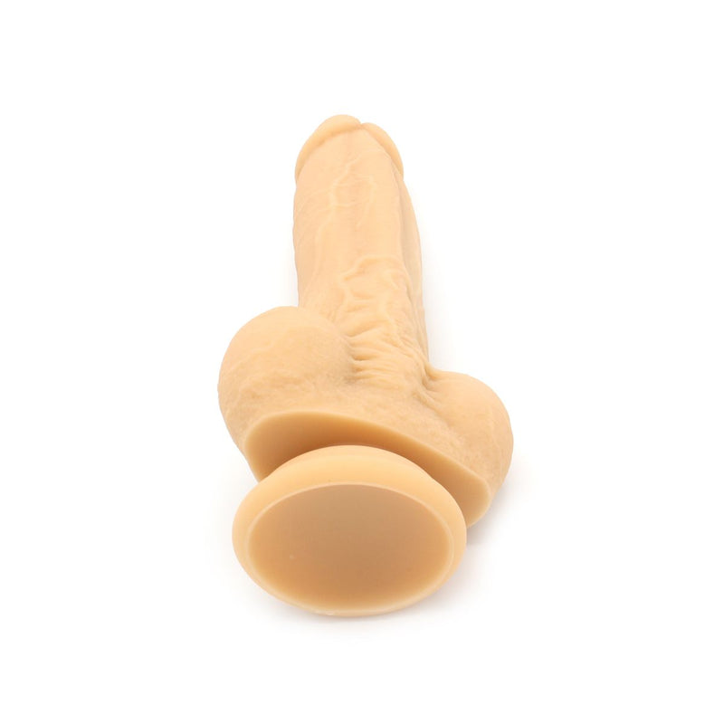 Kiotos Cox - Siliconen Dildo 23 cm x 4 cm - Lichte Huidskleur-Erotiekvoordeel.nl