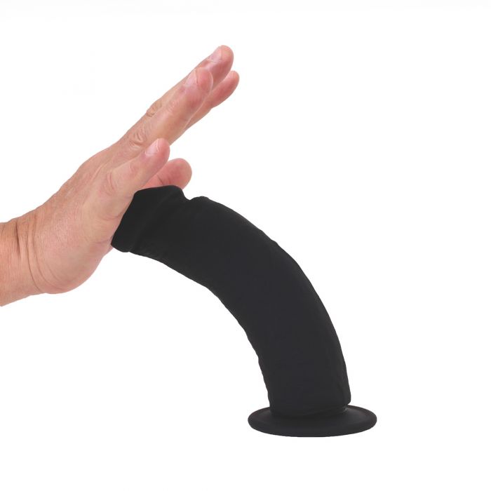 Kiotos Cox - Siliconen Dildo Met Zuignap 23 x 5 cm - Zwart-Erotiekvoordeel.nl