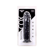 Kiotos Cox - Siliconen Dildo Met Zuignap 23 x 5 cm - Zwart-Erotiekvoordeel.nl