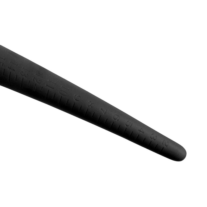 Kiotos Cox - XXL dildo Van 30 cm lang Met Diameter Van 12 mm > 30 mm - Zwart-Erotiekvoordeel.nl
