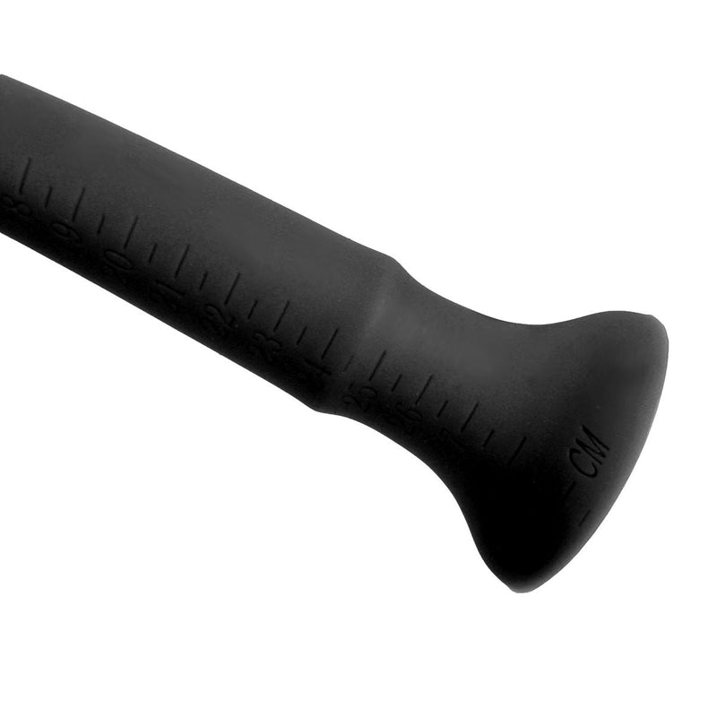 Kiotos Cox - XXL dildo Van 30 cm lang Met Diameter Van 12 mm > 30 mm - Zwart-Erotiekvoordeel.nl