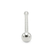 Kiotos - Plug anale extra lungo con nervature - Diametro 10 mm - Erotiekvoordeel.nl