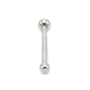 Kiotos - Plug anale extra lungo con nervature - Diametro 10 mm - Erotiekvoordeel.nl