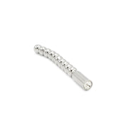 Kiotos - Plug anular con relieve, ligera curvatura y cristal Swarovski - Diámetro 8 y 10 mm - Erotiekvoordeel.nl