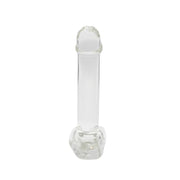 Kiotos - Gladde Glazen Dildo 17 x 3 cm - Transparant-Erotiekvoordeel.nl