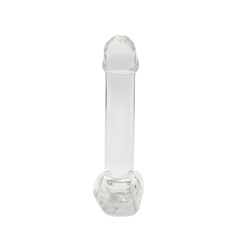 Kiotos - Gladde Glazen Dildo 17 x 3 cm - Transparant-Erotiekvoordeel.nl
