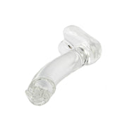 Kiotos - Gladde Glazen Dildo 17 x 3 cm - Transparant-Erotiekvoordeel.nl