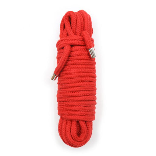 Kiotos - Corda da bondage BDSM in cotone 20 metri - Rossa - Erotiekvoordeel.nl