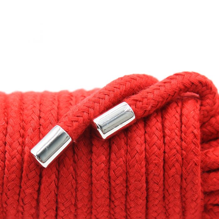Kiotos - Corda da bondage BDSM in cotone 20 metri - Rossa - Erotiekvoordeel.nl