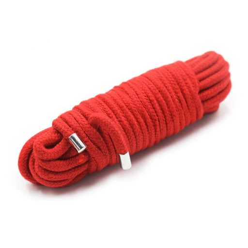 Kiotos - Corda da bondage BDSM in cotone 20 metri - Rossa - Erotiekvoordeel.nl