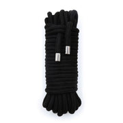 Kiotos - Cuerda de algodón para bondage BDSM de 20 metros - Negro-Erotiekvoordeel.nl