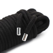 Kiotos - Cuerda de algodón para bondage BDSM de 20 metros - Negro-Erotiekvoordeel.nl