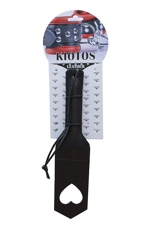 Kiotos - Cinturino corto in pelle con cuore aperto Hard Love - Erotiekvoordeel.nl