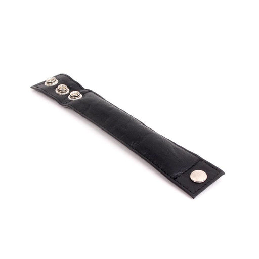 Kiotos - Leren Ball Stretcher - Verzwaard - 166 Gram-Erotiekvoordeel.nl