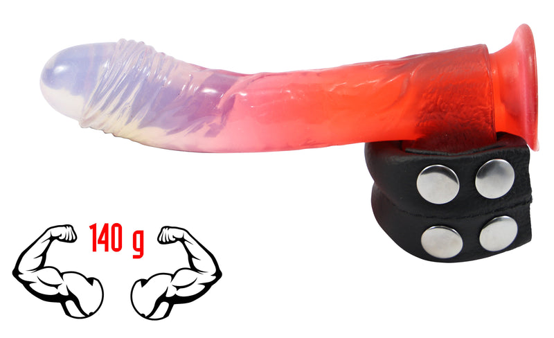 Kiotos - Nevada Strong Man Leather Scrotum Weight - 140 grams-Erotiekvoordeel.nl