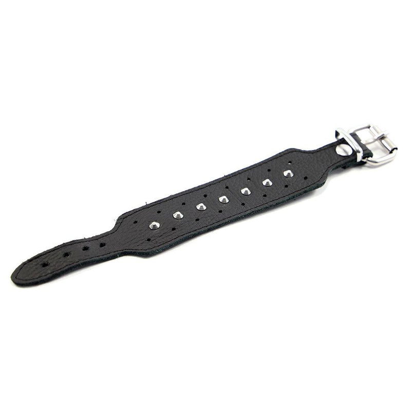 Kiotos - Bracciale in pelle con borchie - Nero - Erotiekvoordeel.nl