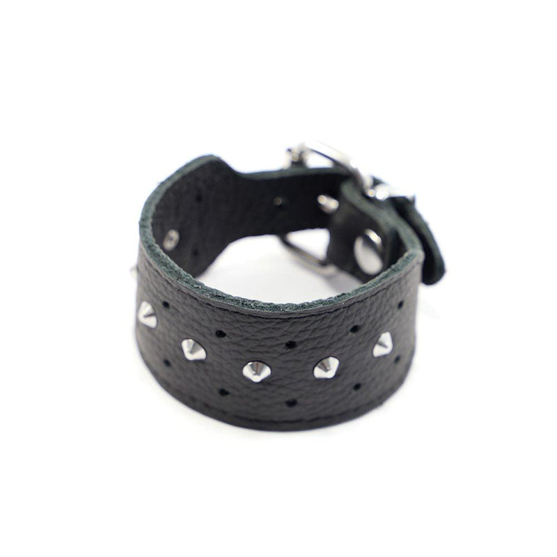 Kiotos - Bracciale in pelle con borchie - Nero - Erotiekvoordeel.nl