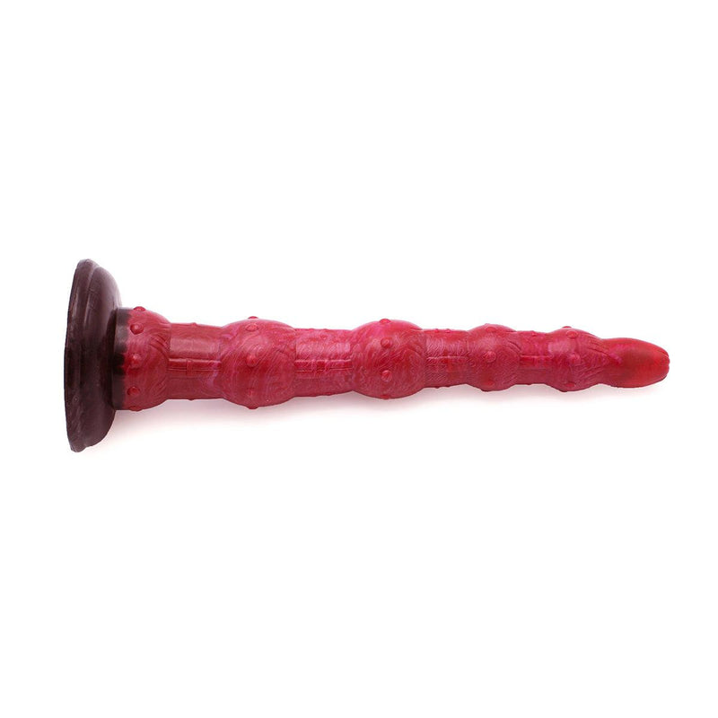 Kiotos Monstar - Anal Dildo No. 45 - 37.5 x 5.7 cm - Pink/Red/Black-Erotiekvoordeel.nl